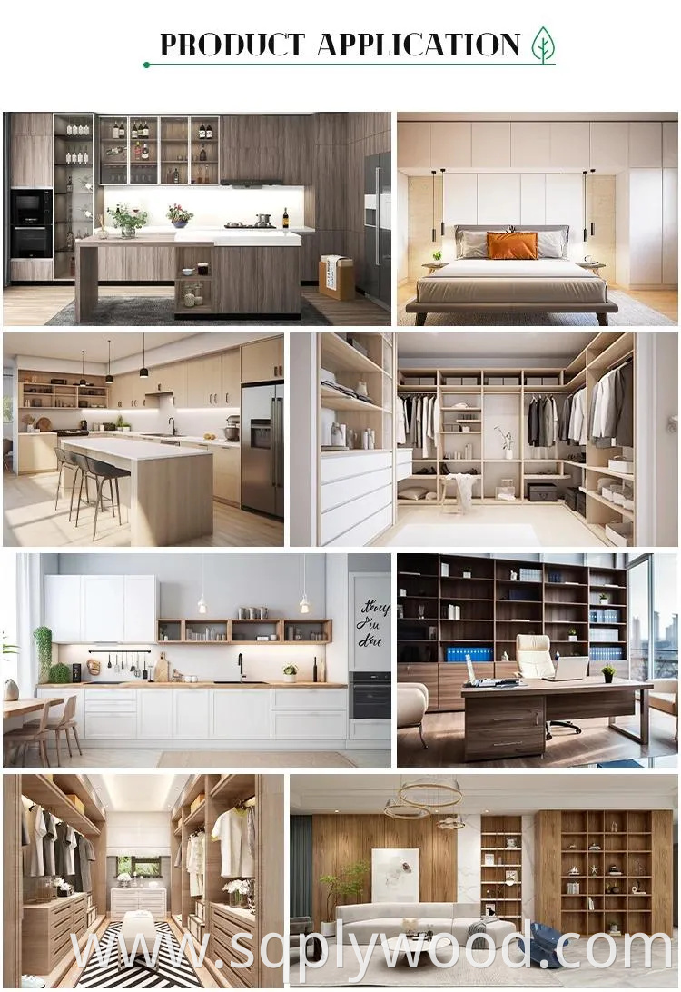 Plain/Laminated/Slot/UV/Veneer/Melamine MDF for Furniture